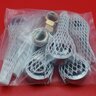 Chrome Moly 1/2" HEIM/ROD ENDS W/ Nylon Race  With 1/2"X20 RH HEX JAM NUT  6 PACK