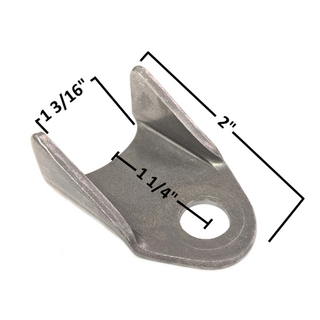 90 Degree Gusset Tab, 1/2″ Hole